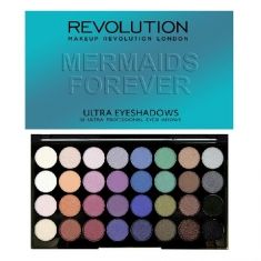 Makeup Revolution Ultra Palette 32 Zestaw cieni do powiek Mermaids Forever  16g (32 kolory)