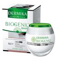 Dermika Biogeniq 50+ Krem redukujšcy zmarszczki odżywczy na dzień i noc do skóry suchej i normalnej