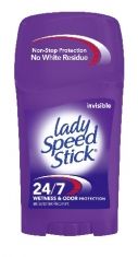 Lady Speed stick Dezodorant w sztyfcie 24/7 Invisible 45g