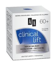 AA Clinical Lift 60+ Krem na noc modelujšco-odżywczy  50ml