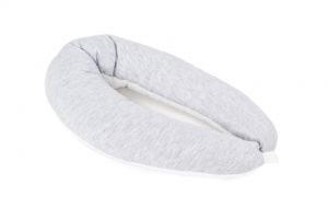 Poduszka stabilizacyjna dla noworodków i wcześniaków - Poofi Pure szaro biała