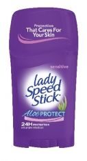 Lady Speed Stick Dezodorant w sztyfcie Aloe skóra wrażliwa 45g