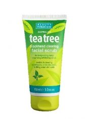 Beauty Formulas Tea Tree Peeling oczyszczajšcy do twarzy  150ml