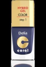 Delia Cosmetics Coral Hybrid Gel Emalia do paznokci nr 17 granat 11ml