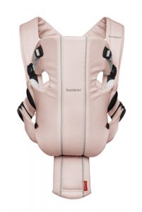 BABYBJORN - nosidełko ORIGINAL COTTON - Pink/Grey Jersey