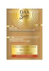 Dax Sun Samoopalacz Duo Peeling wygładzajšcy 8ml + Samoopalacz w kremie 8ml - saszetka