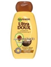 GARNIER Ultra Doux Szampon z awokado i masłem karite do włosów zniszczonych 250ml