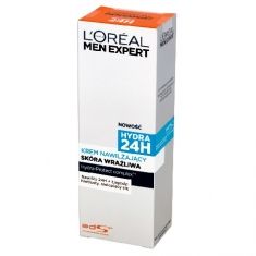 Loreal Men Expert Hydra 24h Krem Nawilżajšcy do skóry wrażliwej