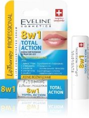 Eveline Lip Therapy Skoncentrowane serum do ust Total Action 8w1  1szt