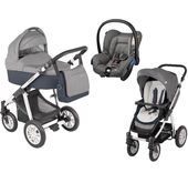 Wózek wielofunkcyjny 3w1 Lupo Dotty Baby Design + Citi GRATIS (grafitowy)