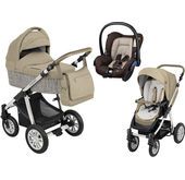 Wózek wielofunkcyjny 3w1 Lupo Dotty Baby Design + Citi GRATIS (Eco beżowy)