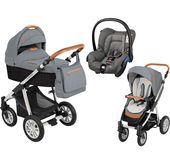 Wózek wielofunkcyjny 3w1 Lupo Dotty Baby Design + Citi GRATIS (Eco grafitowy)