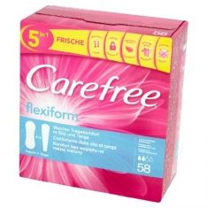Carefree Flexiform Wkładki higieniczne 1 op.-58szt