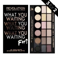 Makeup Revolution Salvation Palette 18 Zestaw cieni do powiek What You Waiting For! (18 kolorów) 13g