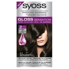 Schwarzkopf Syoss Gloss Sensation Farba do włosów 2-1 Gorzka Czekolada  1op.