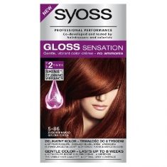 Schwarzkopf Syoss Gloss Sensation Farba do włosów 5-86 Złociste Kakao  1op.