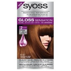 Schwarzkopf Syoss Gloss Sensation Farba do włosów 6-67 Karmelowy Bršz  1op.