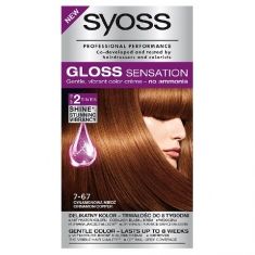 Schwarzkopf Syoss Gloss Sensation Farba do włosów 7-67 Cynamonowa Mied?  1op.