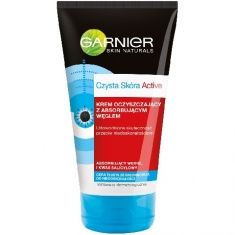 Garnier Czysta skóra Active Krem do twarzy oczyszczajšcy z absorbujšcym węglem
