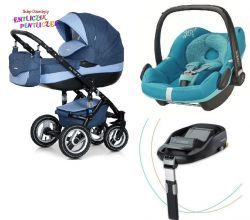 Riko Brano 4w1 FOTEL MAXI COSI PEBBLE + BAZA FAMILYFIX