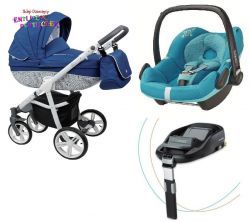 Roan Bass 4w1 FOTEL MAXI COSI PEBBLE + BAZA FAMILYFIX