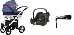 Coletto Savona Decor 4w1 MAXI COSI PEBBLE + BAZA FAMILYFIX