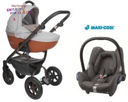 Tutek GRANDER PLUS 3w1 FOTEL MAXI COSI CABRIOFIX