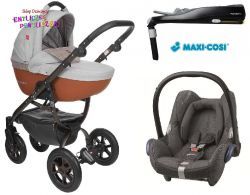 Tutek GRANDER PLUS 4w1 FOTEL MAXI COSI CABRIOFIX + BAZA FAMILYFIX