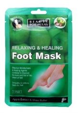 Beauty Formulas Maska na stopy relaksujšco odżywcza  1 para