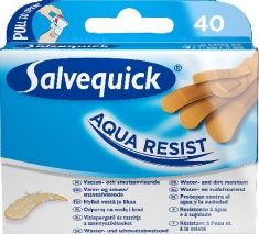 Salvequick Plastry Aqua Resist  wodoodporne  1op-40szt