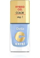 Delia Cosmetics Coral Hybrid Gel Emalia do paznokci nr 09 błękit 11ml