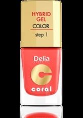 Delia Cosmetics Coral Hybrid Gel Emalia do paznokci nr 15 koralowy 11ml