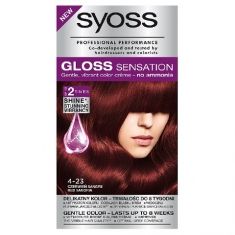 Schwarzkopf Syoss Gloss Sensation Farba do włosów 4-23 Czerwień Sangrii  1op.