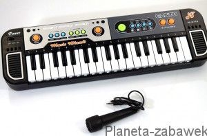 ORGANY KEYBOARD ELEKTRONICZNY 37 KLAWISZY MIKROFON