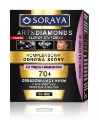 Soraya Art and Diamonds Kompleksowa Odnowa Skóry Dojrzałej 70+ Krem na noc 50ml