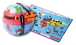 Puzzle Mapedia 100 el. Mapa świata