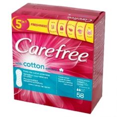 Carefree Cotton Wkładki higieniczne  1 op.-58szt